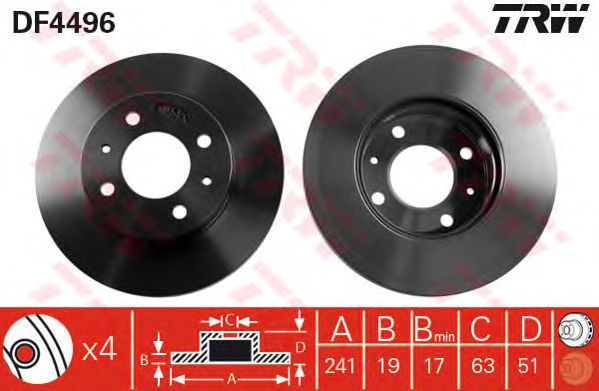 Disc frana HYUNDAI ACCENT 99-