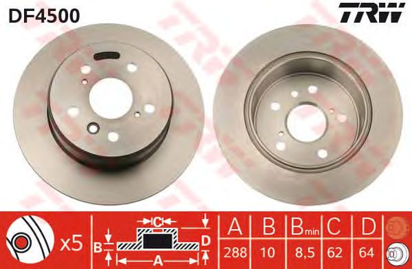 Disc frana TOYOTA CAMRY