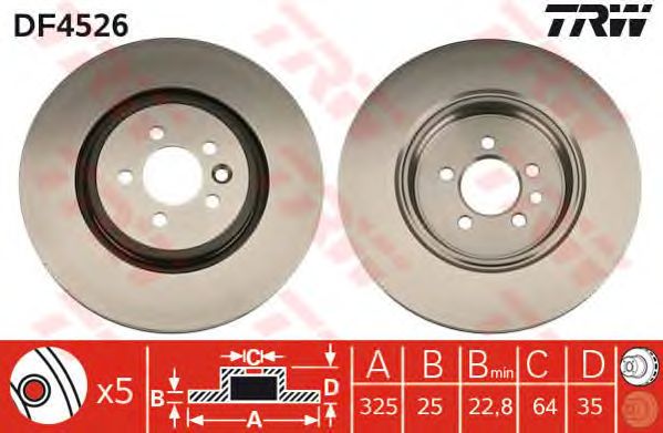 Disc frana MG MG ZT 01-05