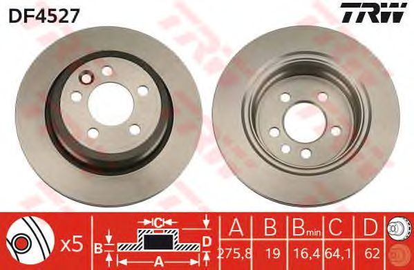 Disc frana MG MG 6 10-/MG 7 07-/MG ZT 03-05