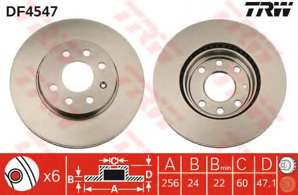 Disc frana DAEWOO NUBRIA 97-