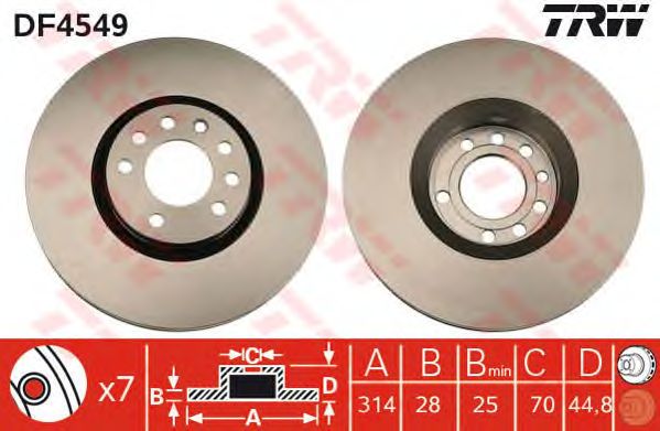 Disc frana OPEL VECTRA C