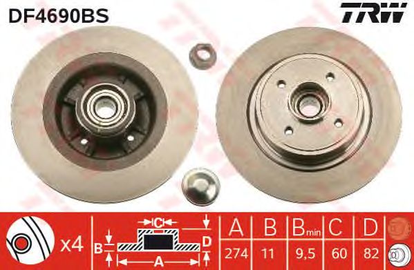 Disc frana RENAULT SCENIC