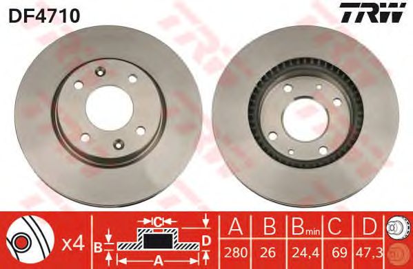 Disc frana HYUNDAI SONATA