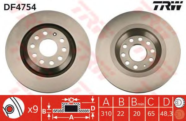 Disc frana VW GOLF 5