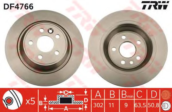 Disc frana FORD MONDEO 07-