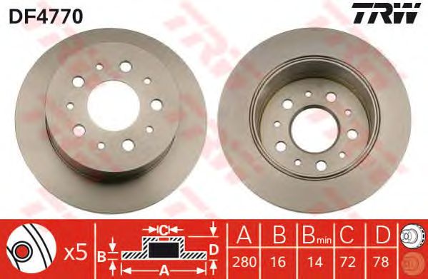 Disc frana FIAT DUCATO 06-