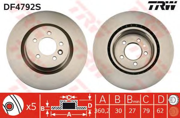 Disc frana LAND ROVER RANGE ROVER 05-