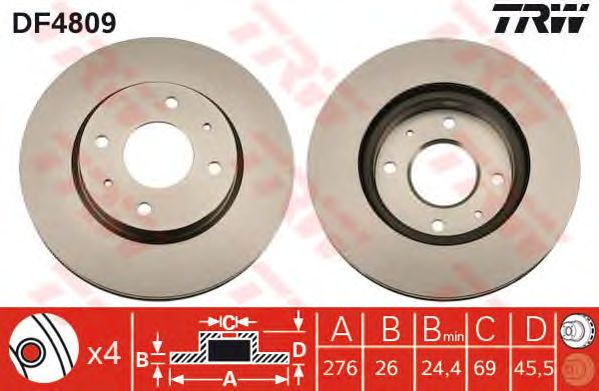 Disc frana MITSUBISHI