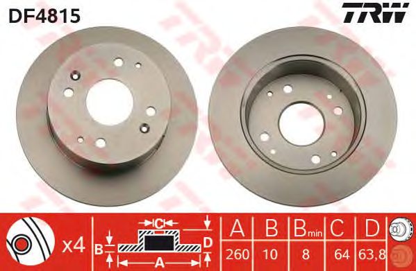 Disc frana HONDA ACCORD