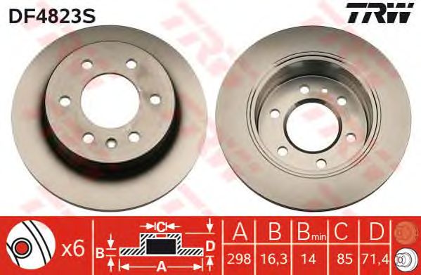 Disc frana MERCEDES-BENZ SPRINTER 06-