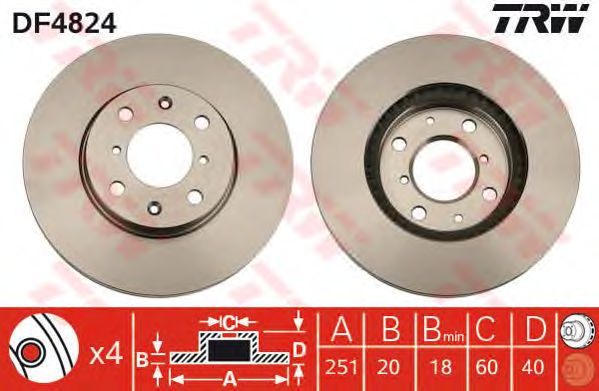 Disc frana SUZUKI SWIFT