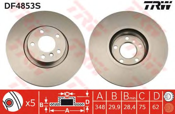 Disc frana BMW E70 X5 07-