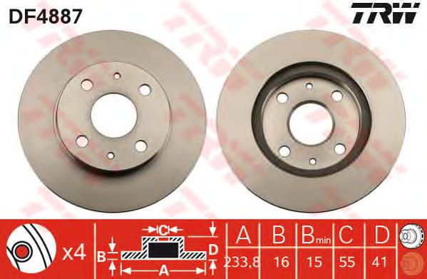 Disc frana DAIHATSU