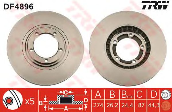 Disc frana HYUNDAI H-1 CRD