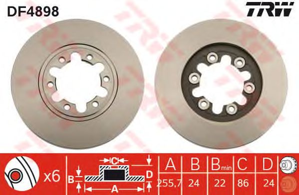 Disc frana MAZDA B2500