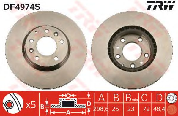 Disc frana MAZDA 6