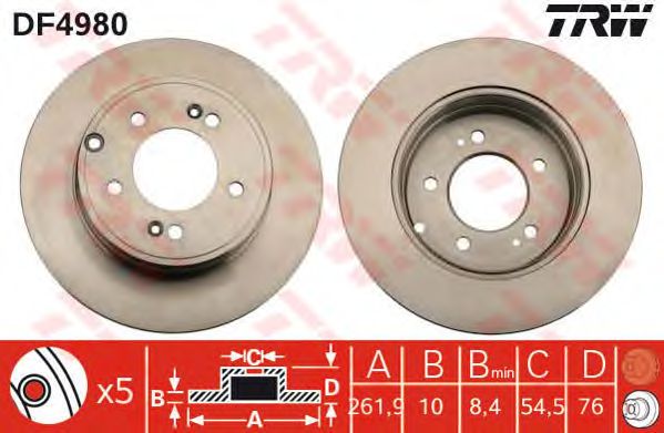 Disc frana HYUNDAI SONATA