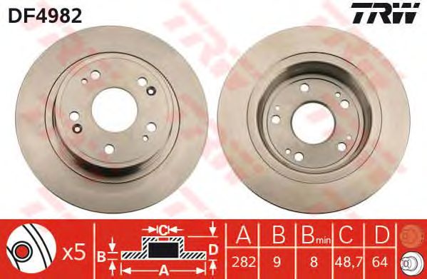 Disc frana HONDA ACCORD 08-