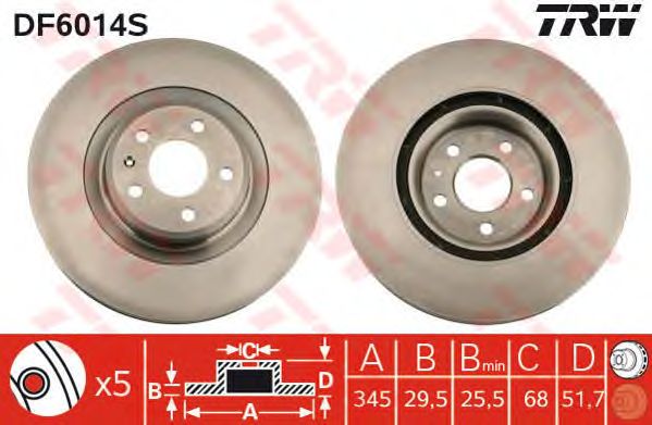 Disc frana VW A4/A5 07-/Q5