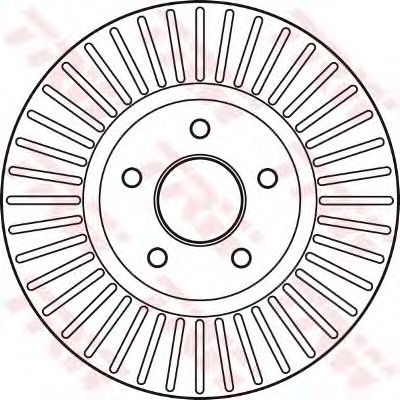 Disc frana FORD MONDEO 1,6-2,5 07-15 300 X 28 GWINT 13,7