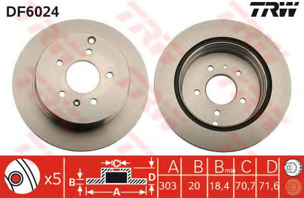 Disc frana OPEL ANTARA/CAPTIVA 303X20