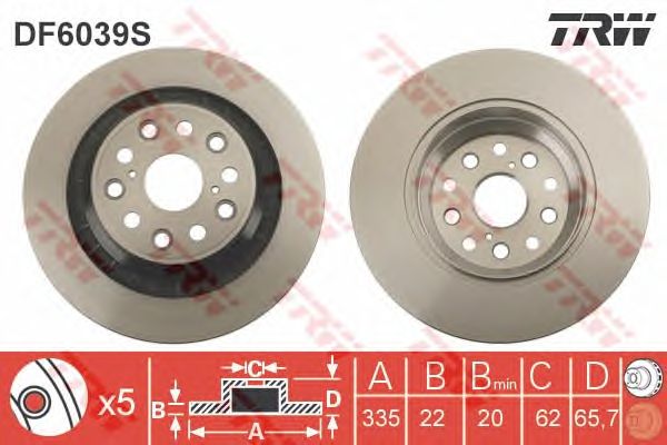 Disc frana LEXUS LS 06-