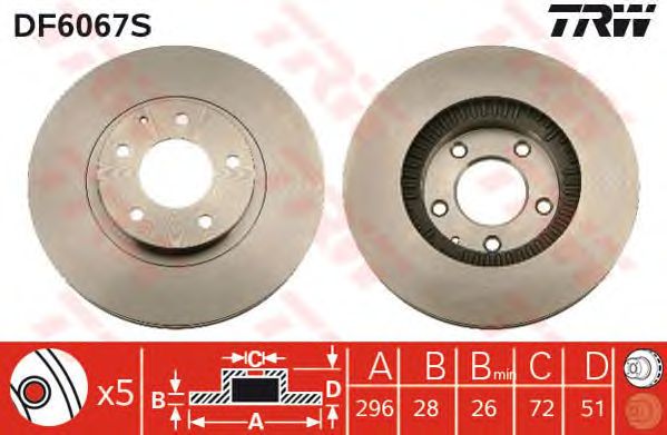 Disc frana MAZDA MPV