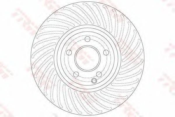 Disc frana MERCEDES-BENZ W204/W212 07-