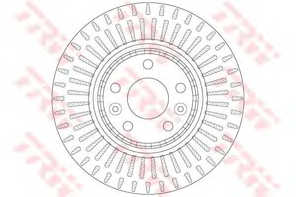 Disc frana RENAULT LAGUNA 08-/GRAND SCENIC 2,0DCI