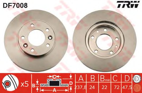 Disc frana KIA CARNIVAL