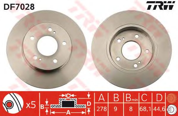 Disc frana NISSAN MAXIMA 95-