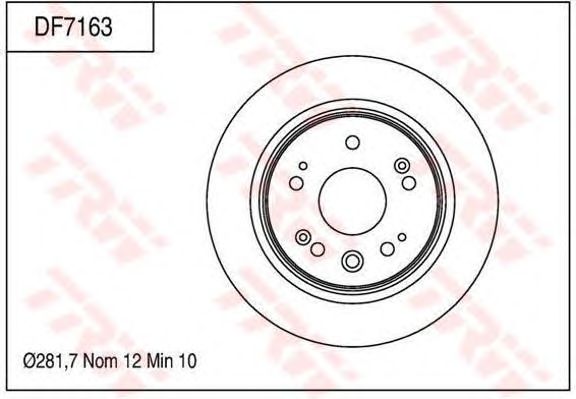 Disc frana HONDAF-RV