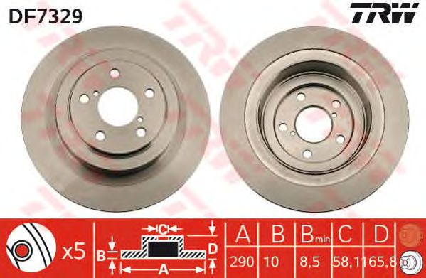 Disc frana SUBARU LEGACY