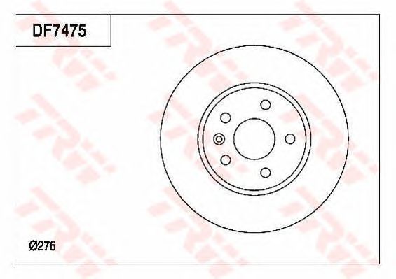 Disc frana OPEL ASTRA 09-