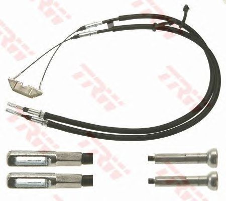 Cablu, frana de parcare SAAB 9-5 97-09 1410/1038 MM