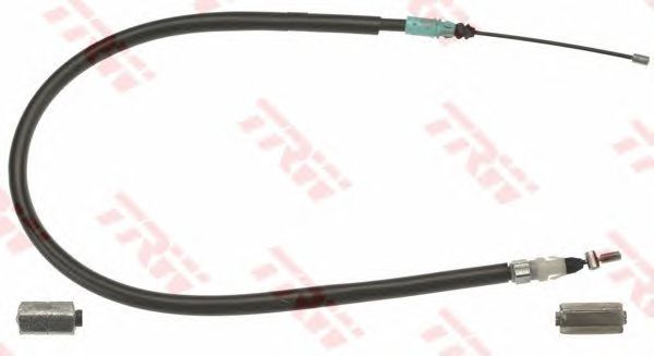 Cablu, frana de parcare CITROEN C4 06- 928/750 MM