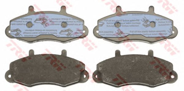 set placute frana,frana disc FORD TRANSIT 91-