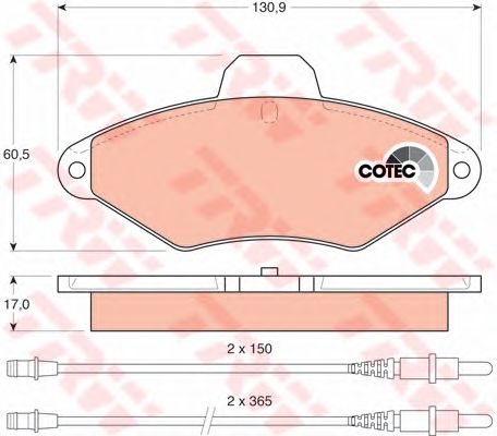 set placute frana,frana disc CITROEN XANTIA