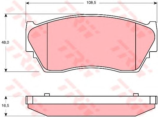 set placute frana,frana disc NISSAN SUNNY