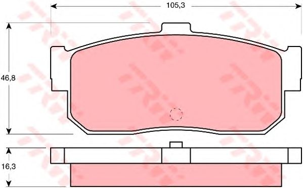 set placute frana,frana disc NISSAN ALMERA 98-/00-/PRIMERA COMBI