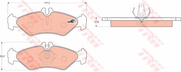 set placute frana,frana disc MERCEDES-BENZ SPRINTER