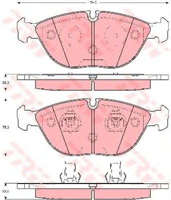 set placute frana,frana disc MERCEDES-BENZ W210 280-550 4-MATIC/BENTLEY CONTINENTAL