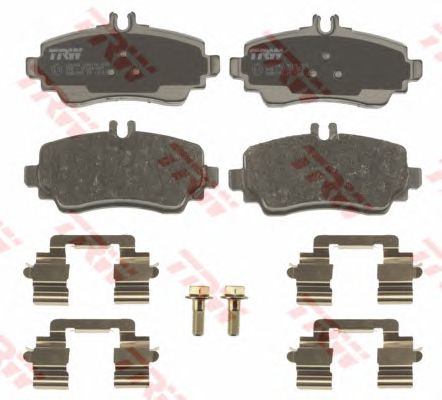 set placute frana,frana disc MERCEDES-BENZ W168 A-CLASSE