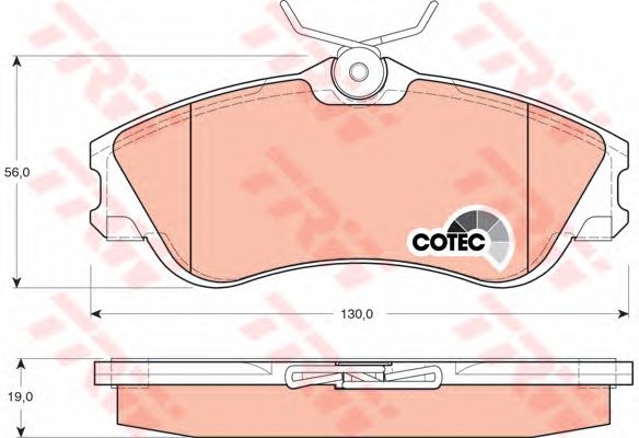 set placute frana,frana disc CITROEN BERLINGO/PARTNER 01-/XSARA PICASSO