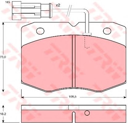 set placute frana,frana disc IVECO DAILY 89-98