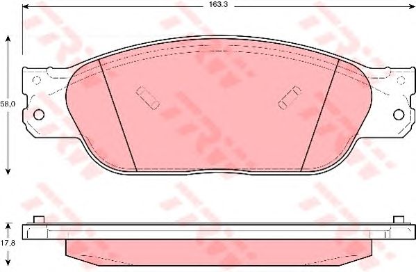 set placute frana,frana disc JAGUAR S-TYPE 2,5-4,2 V8 02-07