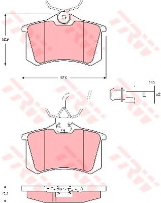 set placute frana,frana disc AUDI A4 RS4 QUATTRO 00-01