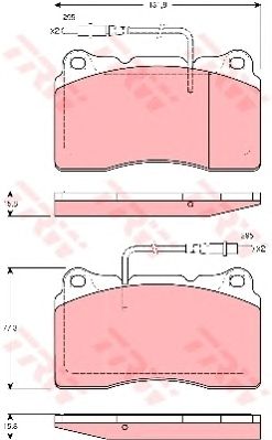 set placute frana,frana disc PEUGEOT 607 00-