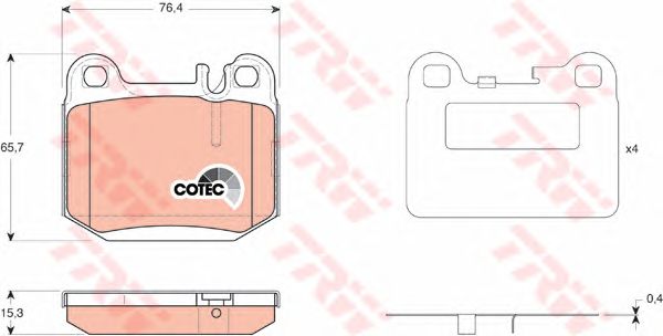 set placute frana,frana disc MERCEDES-BENZ W163 98-